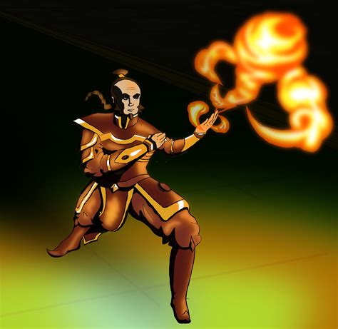 Young General Iroh Firebending Avatar Firebender Master Bending Uncle