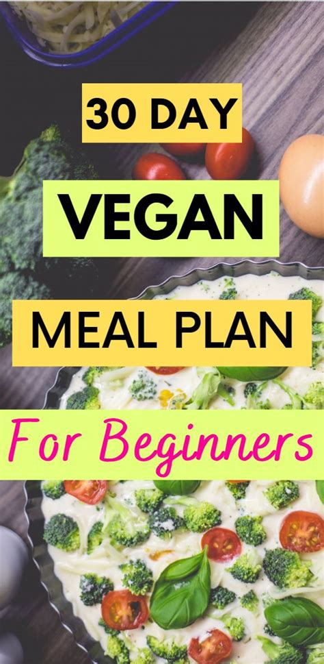 30 Day Plant Based Meal Plan For Beginners Vegan Meal Plans Vegan Recipes Beginner Easy