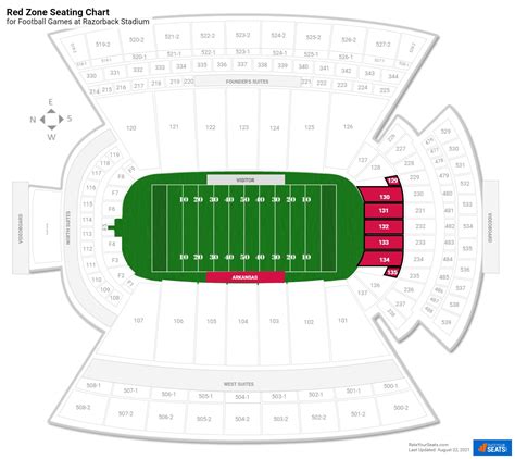 Razorback Stadium Seating Map