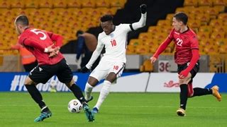 It had only been a few days since the family. England MU21s beat Albania by 5-0 at Molineux