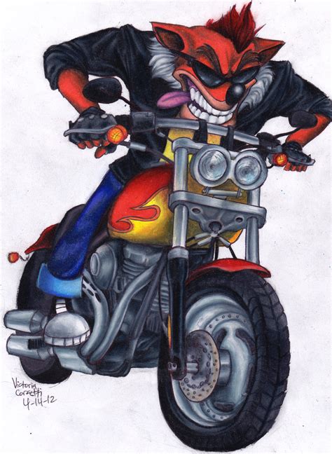 Crash Bandicoot Motorbike By Polar27 On Deviantart