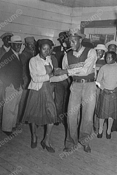 Black Couple Dance At Juke Joint 4x6 Reprint Of Old Photo Black