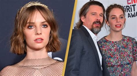 Maya Hawke Lied To Dad Ethan Hawke To Cover For Night She Lost Her Virginity