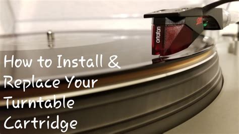 How To Uninstall Install Replace Your Turntable Cartridge Needle In