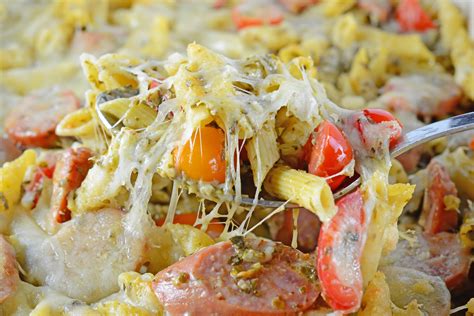 Maybe you would like to learn more about one of these? Pesto Sausage Pasta Bake - A Delicious Baked Pasta Dish