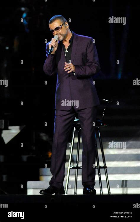 George Michael Performing His Symphonica Tour At Lg Arena Birmingham