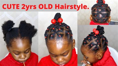 Super Cute Rubber Band Hairstyles For Short Natural Hair Kids Black