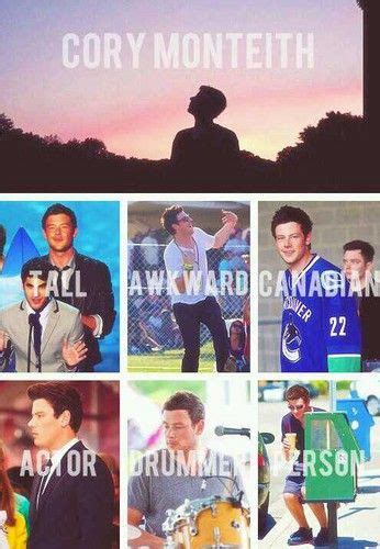 Cory Monteith Fan Art Cory Monteith Glee Quotes Glee Memes Cory