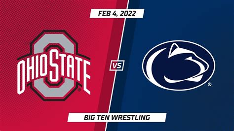 Select Matches Ohio State Vs Penn State Big Ten Wrestling Feb 4