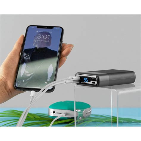 Just Wireless Portable Power Bank 10000mah With Power Delivery Slate