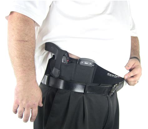 Xl Ultimate Belly Band Holster For Concealed Carry Black Fits Gun Smith