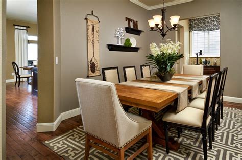 Tables can be angled or perpendicular. Dining Room Furniture Arrangement ideas and Tips - KUKUN