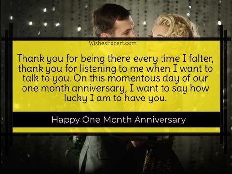 45 Best Happy 1 Month Anniversary Wishes And Messages