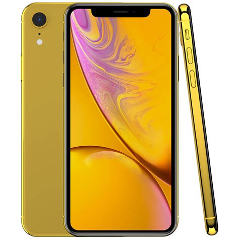 3d Model Apple Iphone Xr Yellow Vr Ar Low Poly Cgtrader
