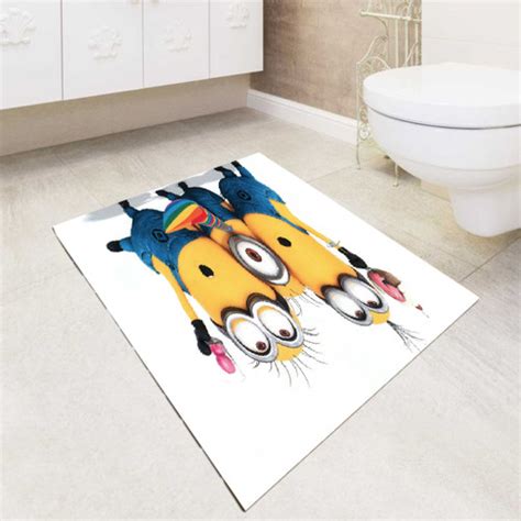 Despicable Me Minions Look Up Bath Rugs Coverszy