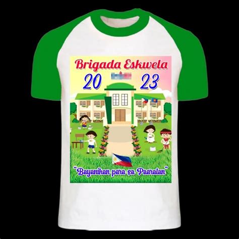 Brigada Eskwela 2023 D3 Sublimated Print Shopee Philippines
