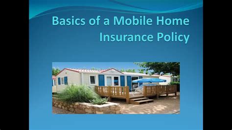 Mobile Home And Auto Insurance
