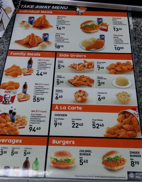 Harga dapat berbeda di restoran tertentu. KFC Malaysia Takeaway, Breakfast and Midnight Menu, Price ...