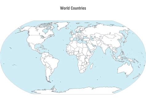 Download World Countries Map Vector - Download Free Vector Art, Stock Graphics & Images