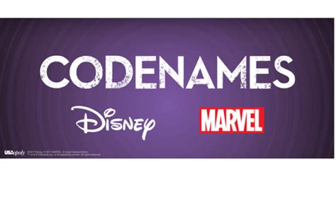 USAopoly Announces Disney, Pixar, Marvel Themed Codenames! | Gameosity