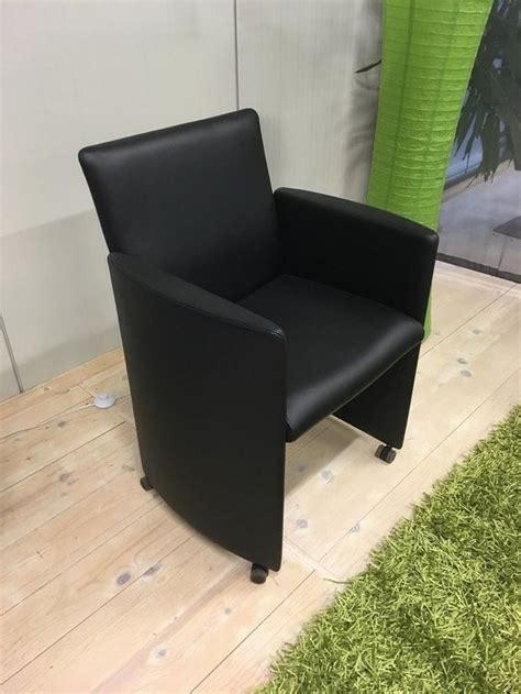 Eur 55,13 bis eur 106,21. Stuhl, Sessel auf Rollen Leder schwarz kaufen auf Ricardo