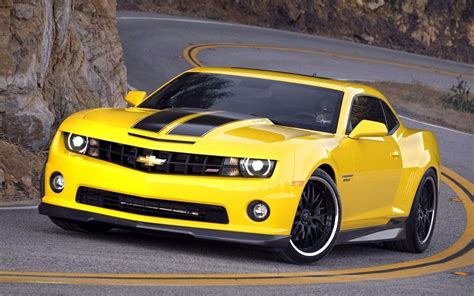 2009 Chevrolet Camaro Ss Yellow Poster 24 X 36 Inch Muscle Car