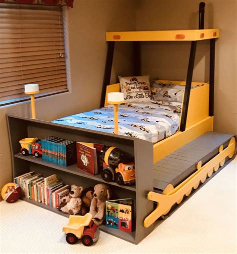 Bulldozer Bed Plans Pdf Format Create A Construction Themed Bedroom