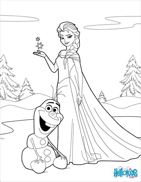 Dibujos Princesas Disney Frozen Para Colorear E Imprimir Gratis