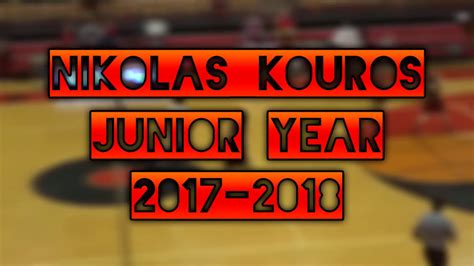 Nikolas Kouros Junior Year Basketball Highlight Tape Memorial High