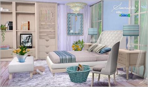 Simcredible Designs Alfazema Bedroom • Sims 4 Downloads
