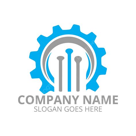 Engineering Logo Or Icon Design Vector Image Template Logo Technology