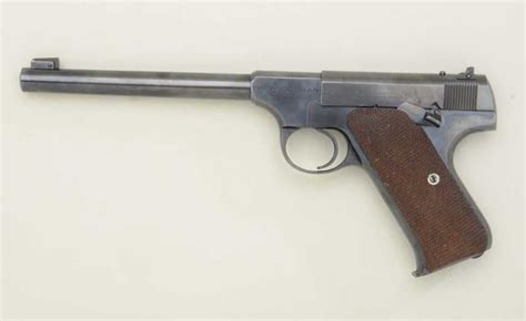 Colt Woodsman 22 Cal Semi Automatic Pistol In Fine To Near Excellent