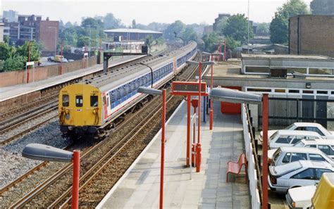 Forest Hill Station With Train 1991 © Ben Brooksbank Cc By Sa20