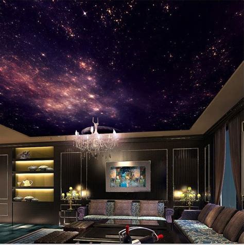 3d Star Nebula Ceiling Wallpaper Night Sky Stars Galaxy