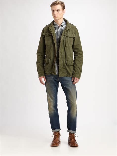 Scotch And Soda Military Jacket In Green For Men Lyst