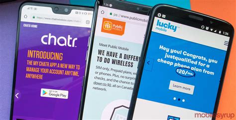 Chatr Public Mobile Lucky Mobile Offer 4555gb At 3g Speeds