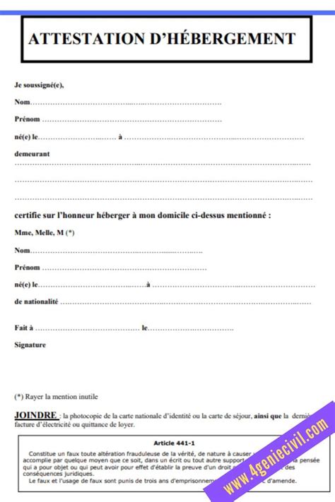 Attestation d hébergement pdf simple et gratuit Simple Geek Stuff