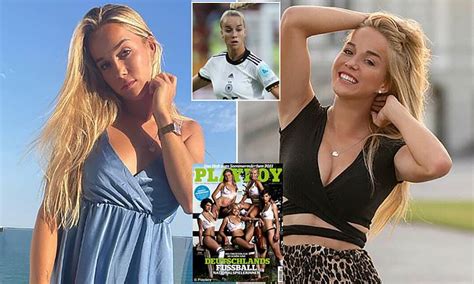 German Women S Star Turns Down A Naked Cover Shoot With Playboy Magazine Daily Mail Online