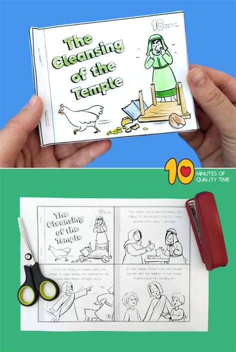 “jesus Cleans The Temple” Bible Craft Ideas From John 2 13 22 Artofit