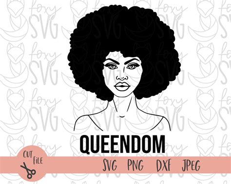 afro woman svg afro girl svg afro queen svg afro lady svg curly hair svg black woman for