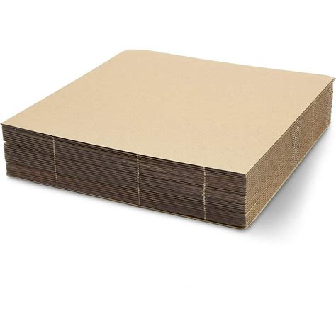 25 Pack Corrugated Cardboard Sheets Paper Dividers For Boxes Packing