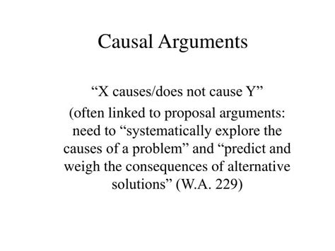 Ppt Causal Arguments Powerpoint Presentation Free Download Id5522953