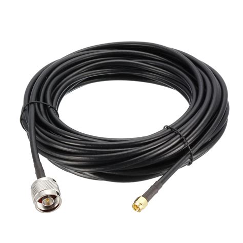 Uxcell Rg58 Coax Cable N Male To Rp Sma Male Pigtail Cable 50 Ohm 32