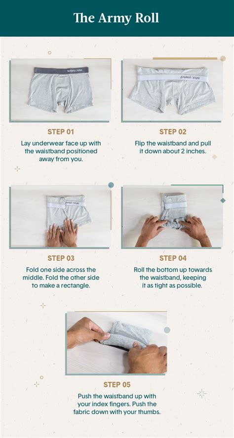 How To Fold Underwear 8 Organization Methods Tommy John
