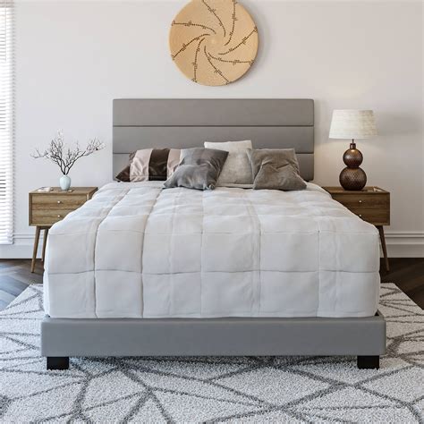 Boyd Sleep Napoli Upholstered Faux Leather Adjustable Platform Bed