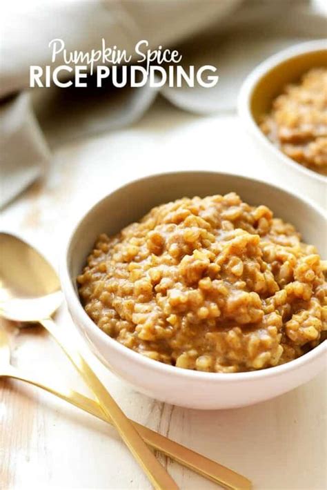 Pumpkin Rice Pudding Fit Foodie Finds