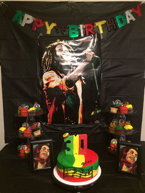 Bob Marley Themed Party Bob Marley Birthday Jamaican Party Rasta Party