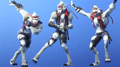 Fortnite All Dances Season 1 6 With Dire White Werewolf Updated To