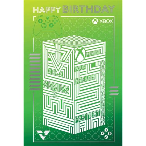 Xbox Birthday Card Officially Licensed Product Danilo Promotions