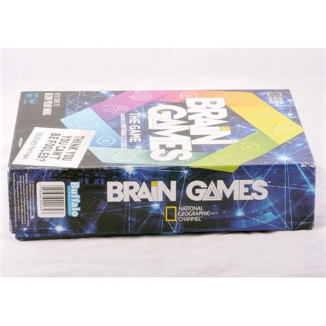 Brain Games The Board Game Based On The Tv Series By National Geographic